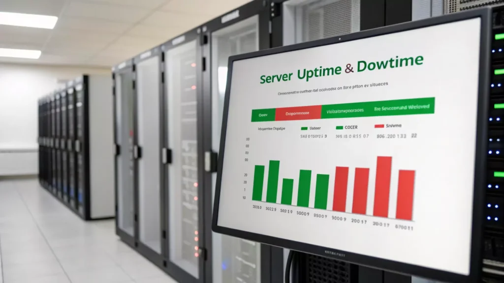 Server uptime / downtime image