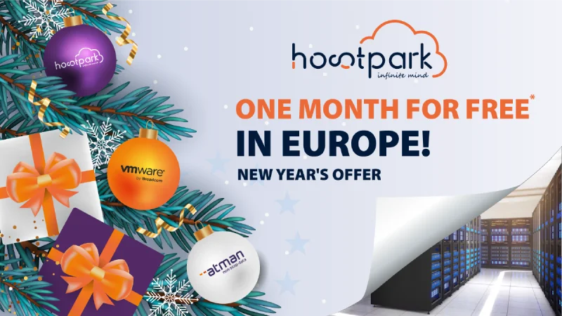 New Year’s Offer by Hostpark! One month for free* in Europe!